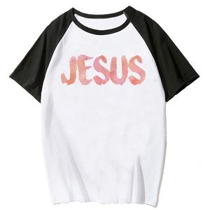 Damen TShirt Jesus Top Frauen Anime Comic Top Mädchen Japanische Anime Designer Kleidung 230718