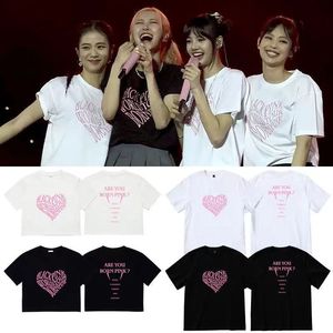 Dames T-shirt Kpop Concert T-shirts Mode Zomerkleding Dames Geboren Roze Bijpassende T-shirts Afdrukken Vrije tijd Sport Korte mouwen 230403