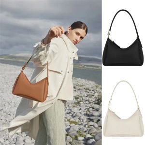Femmes vacances pochettes concepteur en cuir véritable mini aisselles épaule sac à main mode bandoulière voyage lune sac
