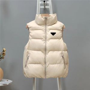 Femmes Gilets Puffy Veste Sans Manches Femme Vestes Designer Manteau Mat Slim Outwears Manteaux S-2XL