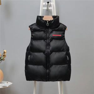 Fashion Vests Puffy Jacket Sleeveless Woman Bomber Coat Thick Tops Down Parkas Tops M-2XL