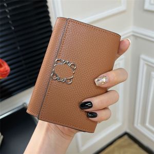 Womens Wallet on Chain Leather Luxury Crossbody Wallets Anagram Buckle Fashion Purse Pasure Holder Zipper Coin Pouch Cardholder met doos