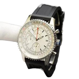 Reloj para mujer diseñador navitimer 44 mm cronógrafo de acero inoxidable reloj de pulsera clásico montre súper luminoso impermeable para hombre reloj de lujo movimiento de cuarzo sb054 C4