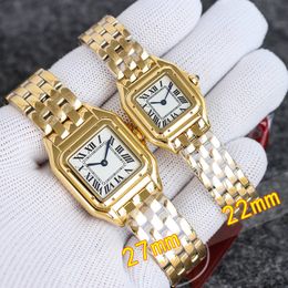 Relojes de relojes para mujeres Relojes de movimiento de cuarzo de alta calidad 316L Relojes de diamantes de acero inoxidable para damas Gold Silver Watches Montre de Luxe