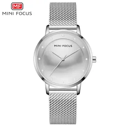 Reloj de mujeres Fashion Diamond Diamond Movimiento japonés Mesh Belt Belt Quartz Watch 0332L