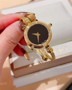 Dameshorloge horloges van hoge kwaliteit designer mode luxe quartz-batterij lederen 25 mm waterdicht horloge