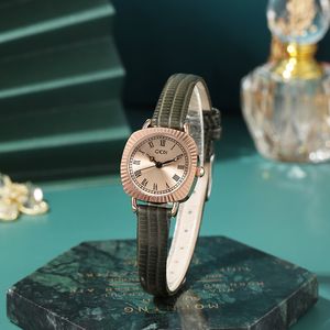 Dameshorloge horloges van hoge kwaliteit designer mode luxe quartz-batterij leer waterdicht 23 mm horloge