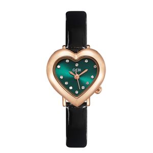 Reloj para mujer Relojes de alta calidad Diseñador de lujo Edición limitada Forma de corazón Cuarzo-Batería Reloj impermeable de 24 mm