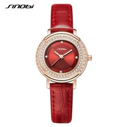 Montre femme montres de haute qualité luxe quartz-batterie Business Fashion capable diamant-set soleil ceinture quartz étanche 28mm montre montre de lu