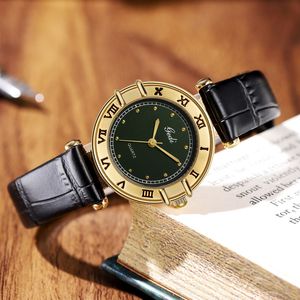 Reloj para mujer Relojes de alta calidad Diseñador de lujo Negocio Cuarzo-Batería Reloj de cuero de 30 mm