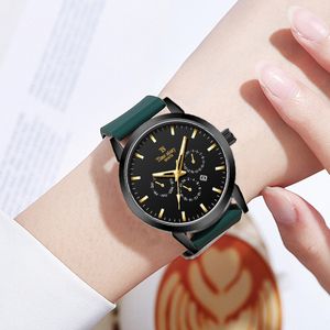 Relojes para mujeres de alta calidad Luxury grande Dial de alto sentido Casco de cuarzo Battería simple de 42 mm Reloj