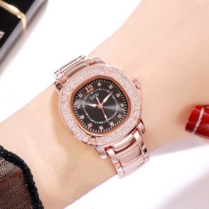 Dameshorloge horloges van hoge kwaliteit luxe Liomited Edition designer waterdicht kwartsbatterij vierkant legering horloge