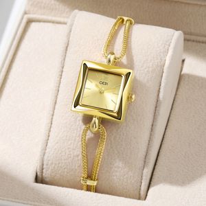 Montre de luxe pour femmes, de haute qualité, de styliste moderne, étanche, batterie à quartz, en acier inoxydable de 19mm