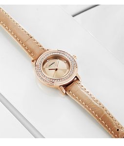 Reloj para mujer, relojes de lujo de alta calidad con batería de cuarzo, reloj de cuarzo resistente al agua con cinturón solar engastado con diamantes a la moda