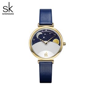 Reloj para mujer, relojes de lujo de alta calidad, edición limitada, sol y luna, estrella Tonghui, reloj creativo de cuarzo resistente al agua de 32mm