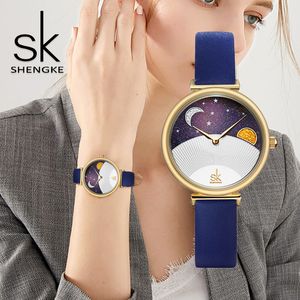 Reloj para mujer, relojes de lujo de alta calidad, resistente al agua, sol y luna, Tonghui star, reloj creativo de cuarzo resistente al agua de 32mm