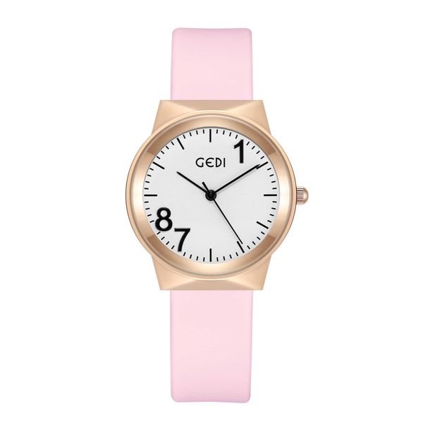 Reloj para mujer Relojes de lujo de alta calidad Cuarzo-BateríaCasual Silicona impermeable 33 mm reloj A5