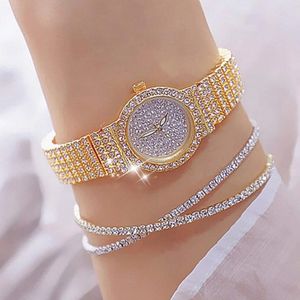 Dameshorloges 3 stuks mode diamanten horloge voor dames luxe kristal rosé goud quartz horloge horloge analoog jurk vrouwelijk klok dames horloge 230403