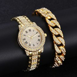 Womens Watches Diamond Women Gold Watch Ladies Pols Luxury Brand Bracelet Female Relogio Feminino 230412