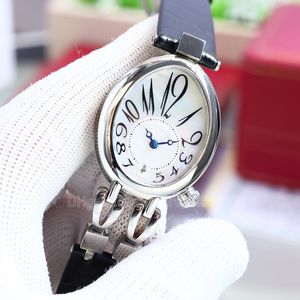 Womens Watches for Ladies Christmas Valentine's Mother's Day Gift Lady Women Branded Watch White Gold polshorloge gouden wijzerplaat Roestvrij staal Italië Lederen band
