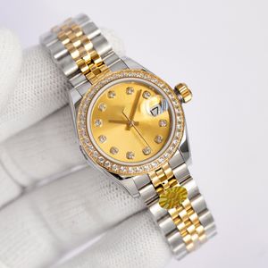 Horloges voor vrouwen 31 mm 28 mm automatische mechanische horloges roestvrijstalen riem diamant wijzerplaat ontwerper vrouwelijke horloge waterdichte polshorloge cadeau -polshorloges