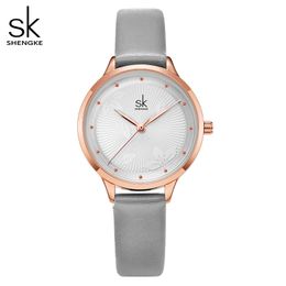 Damenuhren, hochwertige Business-Luxus-Armbanduhr, einfach, wasserdicht, Quarz-Batterie, Leder, 31 mm