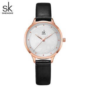 Relojes para mujer de alta calidad de lujo de negocios simple impermeable cuarzo-batería de cuero 31mm reloj montre de luxe regalos A16