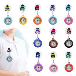 Womens Watches Momlife Clip Pocket Doctor Nurse Watch voor vrouwen en mannen op kwarts met tweedehands badge accessoires drop levering otpeo