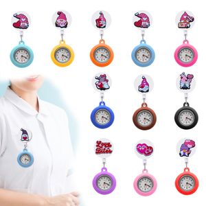 Montres pour femmes Valentin Day Clip Pocket Watch Infirmier Badge Accessories Collar Style sur Nursing Doctor for Women and Men Drop Living Otrja