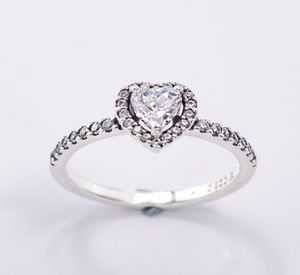 Dames Wedding Ring 925 Sterling Silver Heart CZ Diamond Fit Style Anniversary Birthday Engagement Rings With Original Box Fine Jewelry Girls Gift6717424