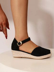 Sandales Espadrilles de talons de coin pour femmes