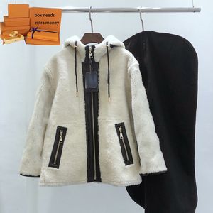 Manteaux de fourrure d'hiver pour femmes manteau de laine de mode élégant épais coupe-vent vestes classique lettre vestes femme vêtements d'extérieur chauds
