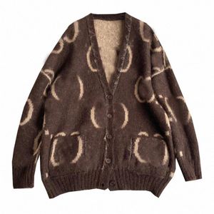 Womens winter gebreide hoodie jas Sweater cardigan voor vrouw buitenkleding kledingrm5X # 283I
