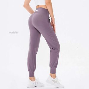 Femmes femmes Yoga neuvième course Fiess Joggers doux taille haute élastique pantalon de Jogging décontracté 5 couleurs Esshoodie Jacketstop