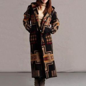 Femmes laine mélanges Chic dame pardessus chapeau hiver manteau manches longues élégant couleurs riches Vintage 230905