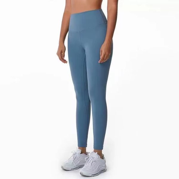 Pantalons palazzo pour femmes Workout Leggings Designers Yoga Lululemens Pantalons Haute Qualité Taille 32 Couleurs Sports Gym Wear Classic Luxurys Elastic Fitness