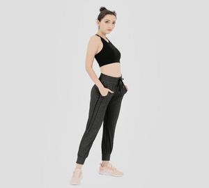 Pantalon de yoga d'entraînement pour femmes, survêtement de course, avec cordon de serrage, décontracté, Fitness, pantalon de jogging effilé pour Lounge4305170
