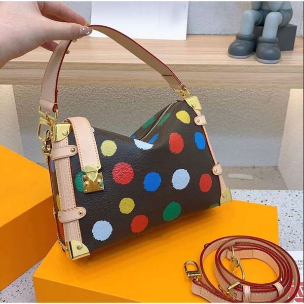 Femmes YK Designer Side Trunk sac à bandoulière sacs à main de luxe Lady Small Case Crossbody portefeuille sac à main