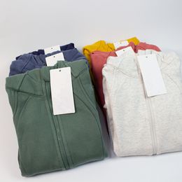 Sweats à capuche de yoga pour femmes vestes sweat à capuche de plongée pulls pour femmes portent des manteaux de sport ponçage double face vêtements de fitness à capuche vêtements à manches longues 2023