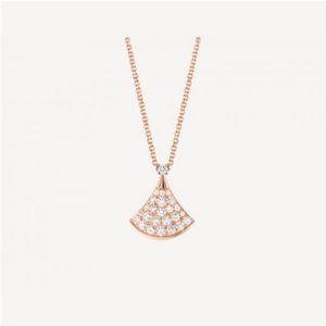 WomensJewelry Shell pendentif collier gem pendentifs collier diamant or Résistant à la sueur et aux couleurs dames amoureux de la mode