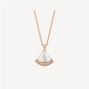 WomensJewelry Shell pendentif collier gem pendentifs collier diamant or Résistant à la sueur et aux couleurs résistantes à la mode pour damesMatériaux de haute qualité