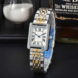 Womenwatch Catier Watch Carteras Moissanite Watch Square Watchs Casiowatch Fashionable and Minimalist Square Roman Quartz Luminous Calendar Womens Watch