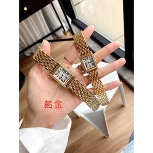 WomenWatch Catier Watch Carteras Moissanite Watch Square Watches Casiowatch Tank Series Square Roman Fashion Fashion Watch