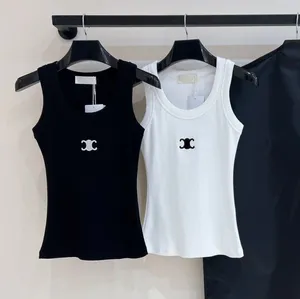 Designer des femmes concepteur de cultures Camis Brovered Cotton Top Shorts T-shirts Yoga Suit en tricot de fitness Sports Sports T-TEES TOES