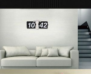 Merveilleuse horloge de Table rétro européenne mécanique automatique horloge à bascule salon grande horloge murale bricolage maison Y2004078277440