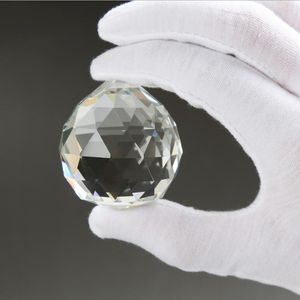 Merveilleux suspendu 20mm diamètre boule de cristal clair sphère prisme pendentif entretoise perles pour la maison mariage verre lampe lustre décoration