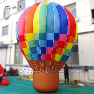 Ballon à air chaud au sol coloré de grand ballon gonflable publicitaire merveilleux avec le ventilateur pour l'événement