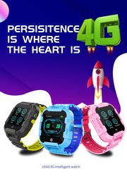 Wonlex KT12 Smart Watch SOS Anti-Lost Tracker Kids 4G Call Video Positionnement SOS Geo Fence Locator Camera Téléphone