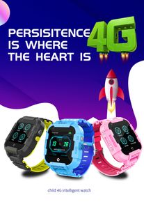 Wonlex KT12 Smart Watch SOS Anti-Pelost Tracker Kids 4G Video Call Posicioning SOS Geo Fence Localizador Teléfono Mira