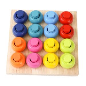 Blocs de bois tri Puzzle trieur empileur apprentissage cognitif comptage jouets couleur empilage anneaux conseil pour enfant en bas âge 240110